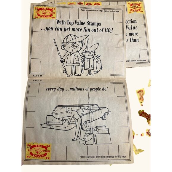 Vintage Holden Red Stamp Saver Books and Top Value Stamp Savings Books - Picture 10 of 12